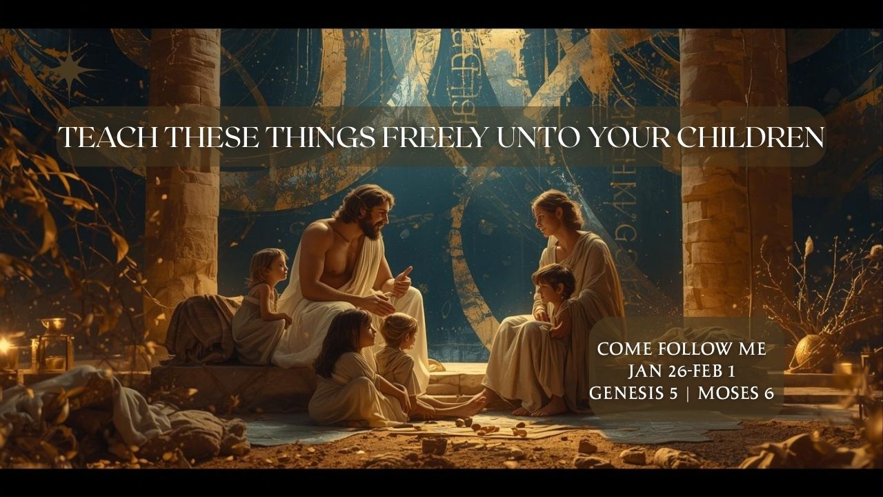 CFM - Jan 26 - Feb 1 | Genesis 5; Moses 6: "Teach These Things Freely unto Your Children"