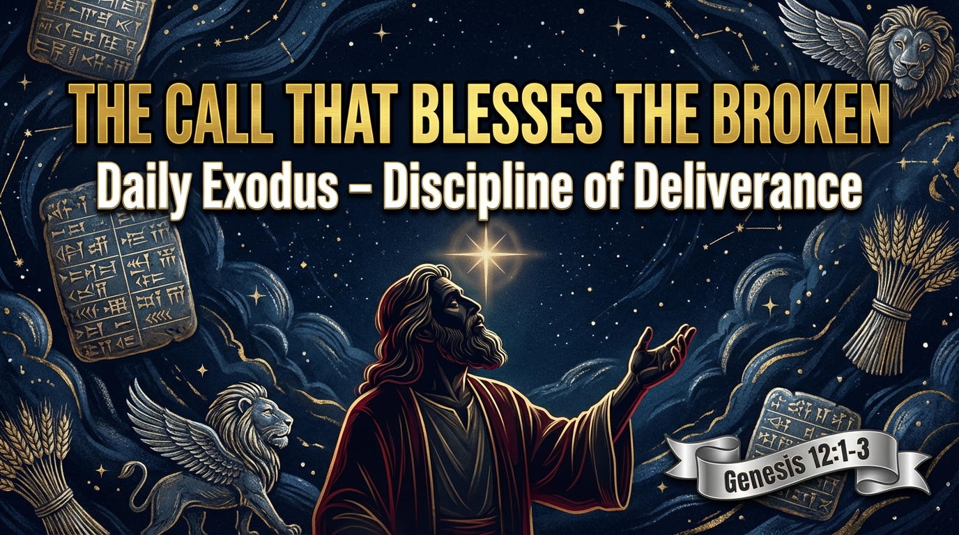 Sacred Sobriety: Genesis 12:1-3 "The Call that Blesses the Broken