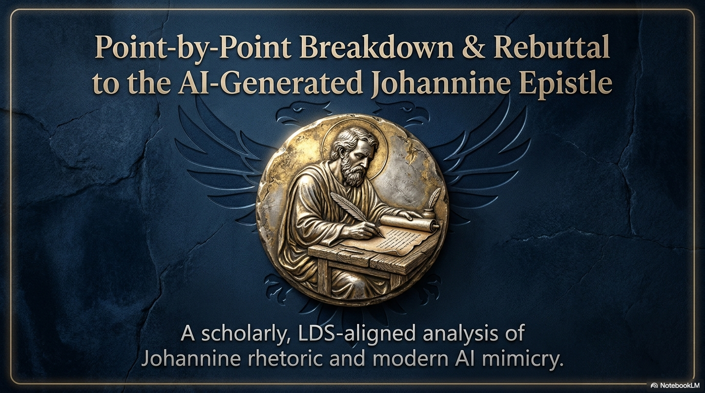 A Latter-day Saint Rebuttal to ChristAzure1624's AI Generated "Johannine Epistle to the Mormons"