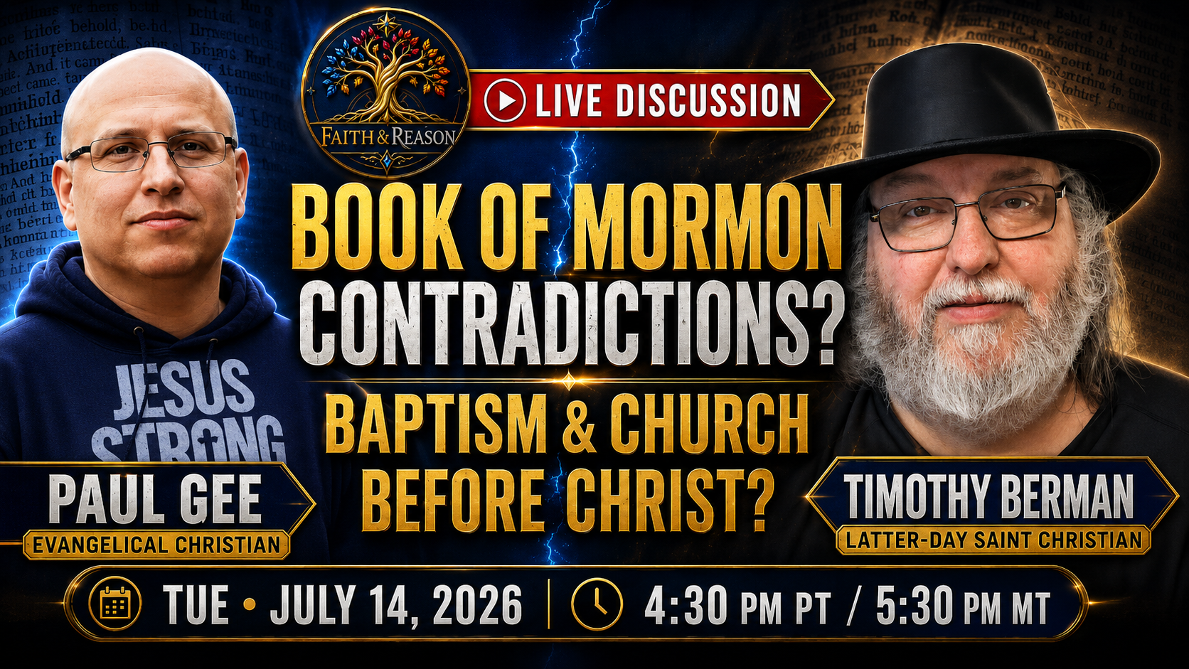 Book of Mormon Contradictions? Paul Gee and Timothy Berman Discuss Mosiah 18