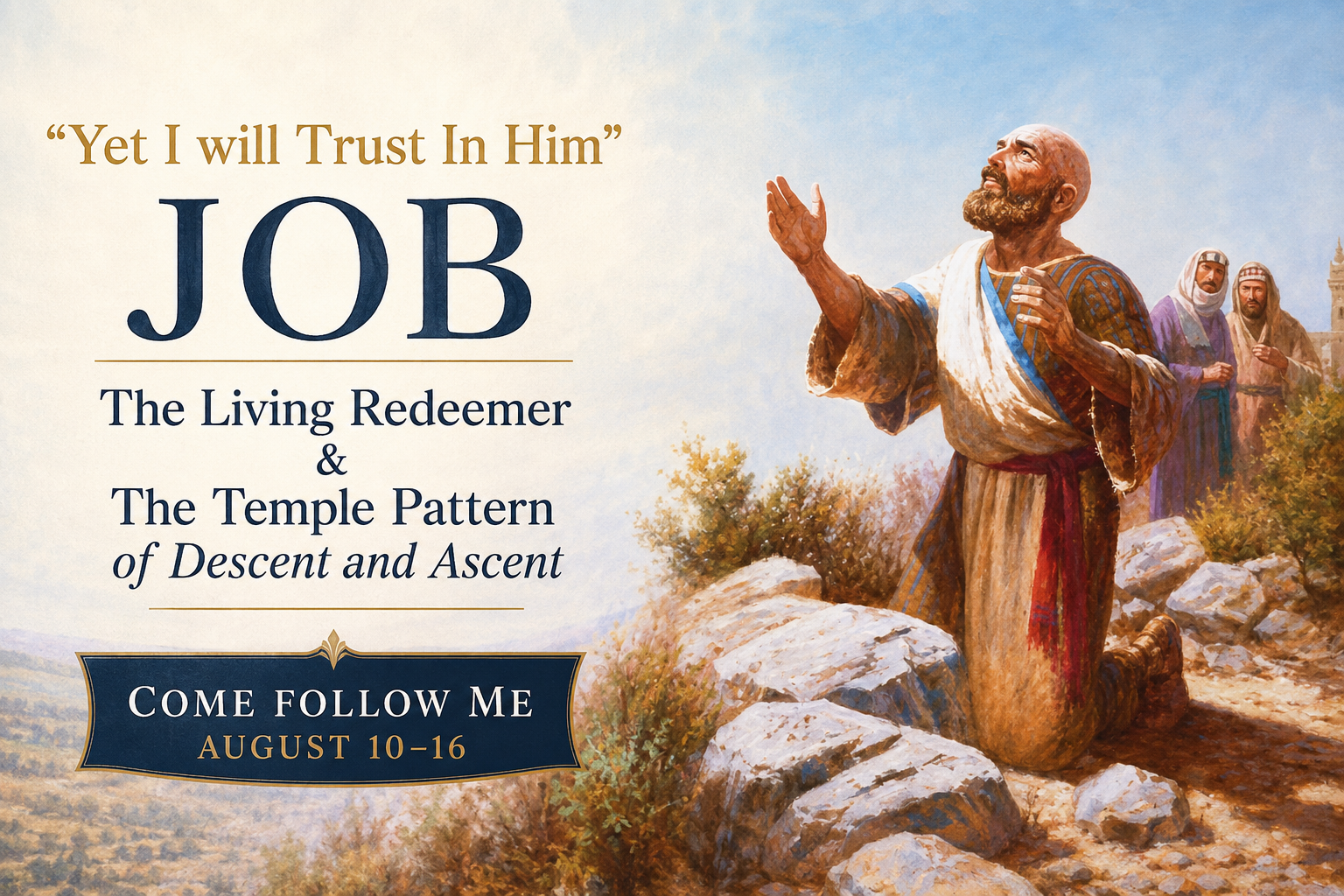 "Yet Will I Trust in Him": Job, the Redeemer, and the Temple Pattern of Descent and Ascent